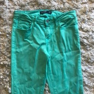 Teal Jeans